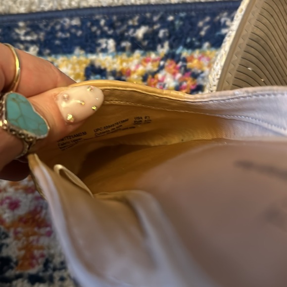 Time and Tru // wicker woven pointed toe backless loafer flats - Picture 5 of 5